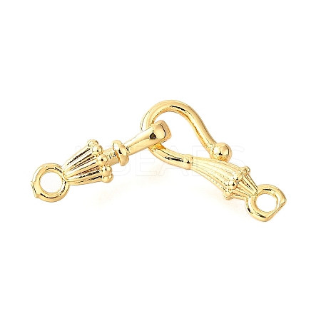 Brass Hook and S-Hook Clasps KK-D356-21G-1