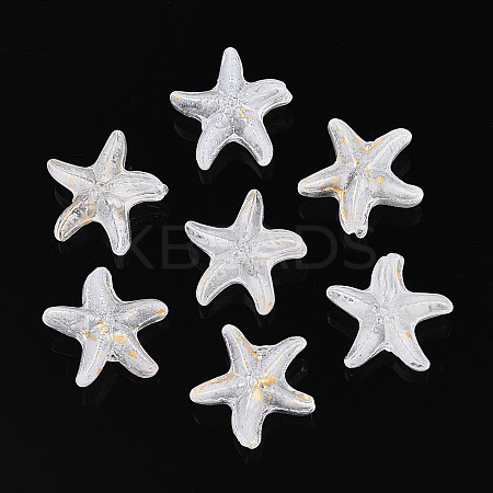 Frosted Glass Beads FGLA-T005-01L-1