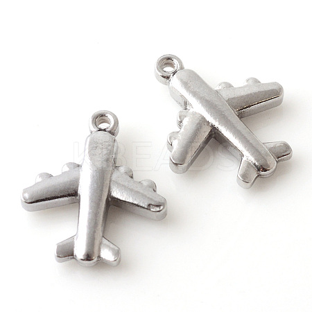 Tarnish Resistant 201 Stainless Steel Airliner Pendants LS-X-STAS-Q195-103-1