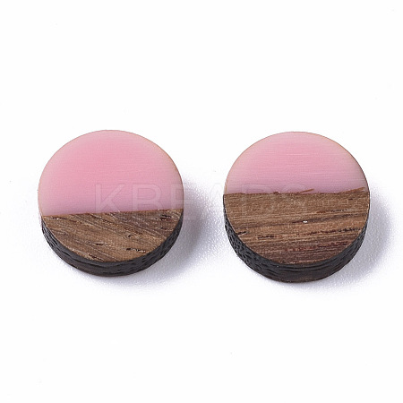 Resin & Wood Cabochons LS-RESI-S358-70-H39-1