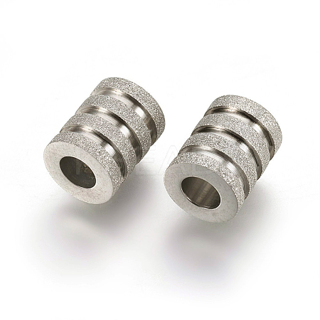 Tarnish Resistant 304 Stainless Steel European Beads STAS-E454-41P-1