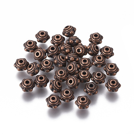 Tibetan Style Alloy Spacer Beads LS-RLF1017Y-1
