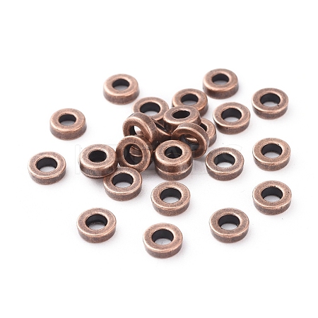 Tibetan Style Alloy Beads TIBEB-P002-07R-NR-1