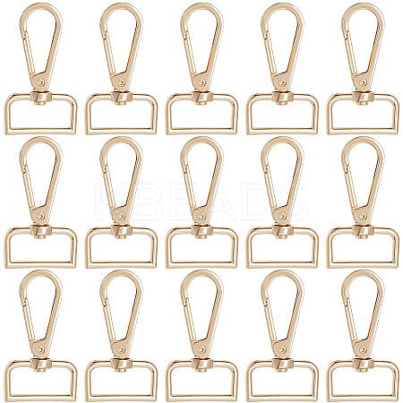 16Pcs Zinc Alloy Swivel Clasps FIND-SP0003-73G-1