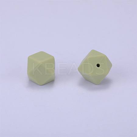 Hexagonal Silicone Beads SI-JX0019A-70-1