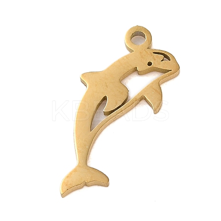 304 Stainless Steel Charms STAS-S138-01G-04-1