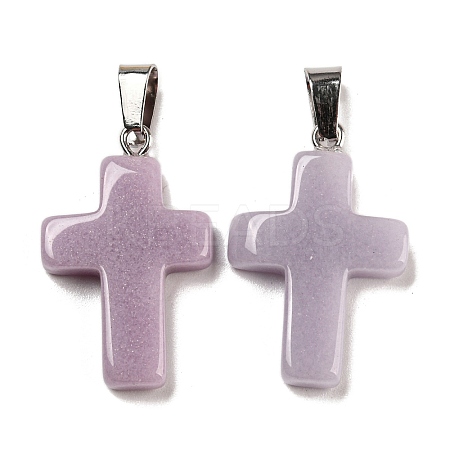 Synthetic Luminous Stone Dyed Pendants G-H308-06P-02-1