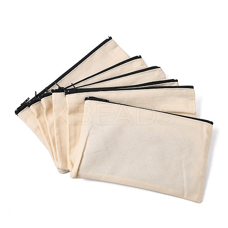 Blank DIY Craft Bag Canvas Pencil Pouch LS-ABAG-G009-D01-1