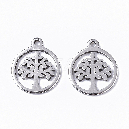 Non-Tarnish 201 Stainless Steel Charms LS-X-STAS-T050-020P-1