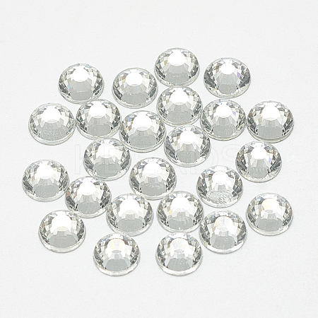 Flat Back Glass Rhinestone Cabochons RGLA-T090-SS16-01-1
