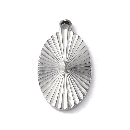 Non-Tarnish 304 Stainless Steel Pendants STAS-D025-05P-02-1