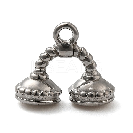 304 Stainless Steel Pendants STAS-M070-10P-1