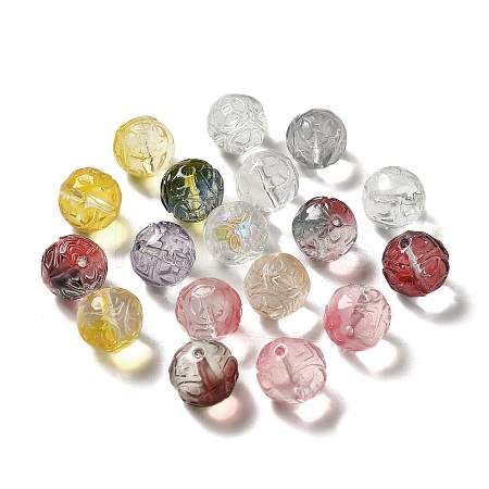 Transparent Glass Beads GLAA-D025-03B-1