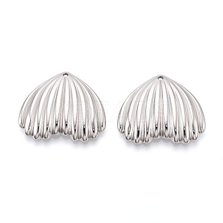 304 Stainless Steel Pendants STAS-T065-38P-1