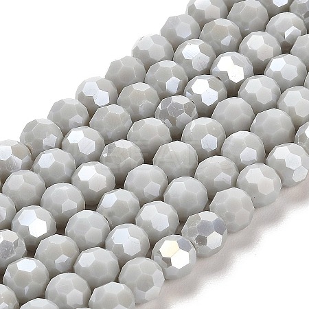 Opaque Glass Beads Stands LS-EGLA-A035-P6mm-B22-1