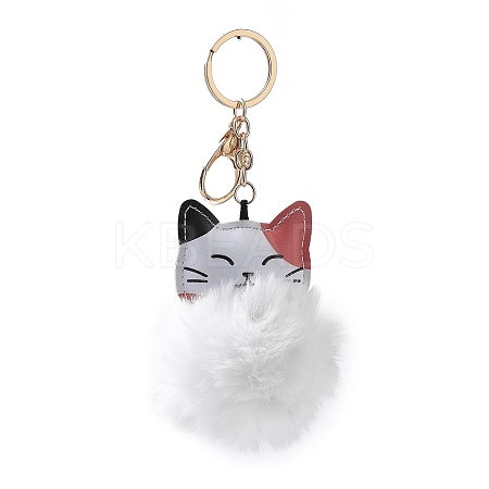 Cute Cat Keychain Plush Pendant for Bags and Wallets ST8043044-1