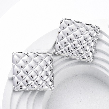 304 Stainless Steel Stud Earrings for Women EJEW-K306-08P-1