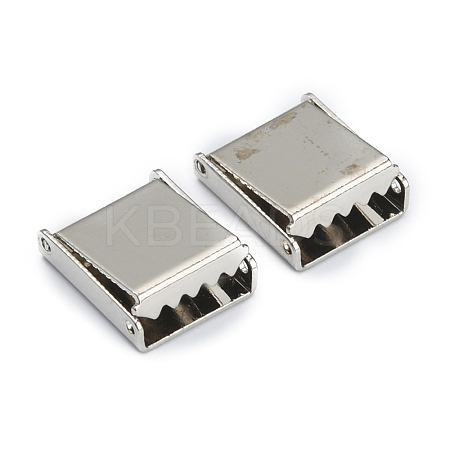 Zinc Alloy Ribbon Crimp Ends FIND-WH0126-13B-P-1
