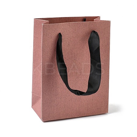 Paper Gift Tote Bags with Nylon Ribbon Handles LS-ABAG-G018-01A-1