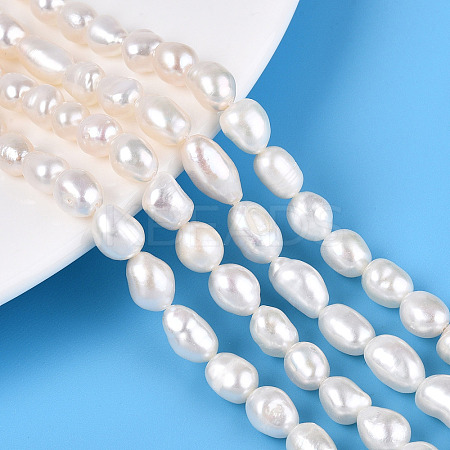 Natural Cultured Freshwater Pearl Beads Strands PEAR-N014-06I-1