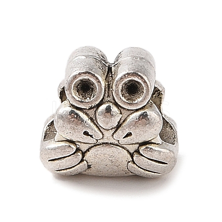 Tibetan Style Alloy European Beads TIBE-Q090-63AS-1