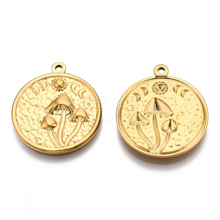 201 Stainless Steel Pendants STAS-N098-143LG-1