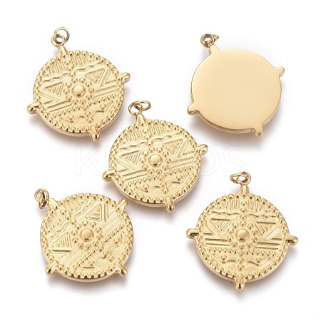 Ion Plating(IP) 316 Surgical Stainless Steel Pendants X-STAS-F256-001G-1