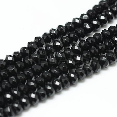 Natural White Jade Bead Strands G-R343-2x4-29-1