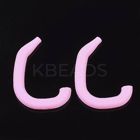 Reusable Silicone Ear Hook AJEW-S075-01C-1