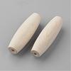 Unfinished Wood Beads WOOD-R253-18-LF-1