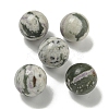 Natural Peace Jade Round Ball Figurines Statues for Home Office Desktop Decoration G-P532-02A-14-1