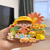 40Pcs 10 Colors Mushroom Luminous Resin Display Decorations RESI-LP0001-61-3