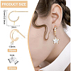 16Pcs Brass Stud Earring Findings KK-BC0008-50-2
