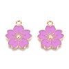 Alloy Enamel Pendants ENAM-S121-115H-3