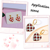 30Pcs Alloy Enamel Pendants ENAM-SC0007-61A-7