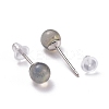 Crackle Round Moonstone Dainty Stud Earrings for Girl Women LS-EJEW-M202-04B-2