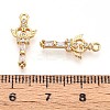 Brass Micro Pave Cubic Zirconia Pendants X1-KK-N263-84G-3