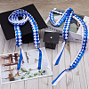 Two Tone Graduation Ribbon Leis FIND-WH0423-78A-4