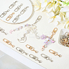 40Pcs 2 Colors Zinc Alloy Swivel Clasps FIND-SP0004-27-3