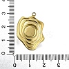 Plastic Pearl Pendants STAS-Q360-03M-G-3