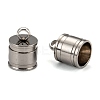 Tarnish Resistant 304 Stainless Steel Cord Ends STAS-E020-2-2