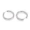 Tarnish Resistant 201 Stainless Steel Huggie Hoop Earrings EJEW-O095-05-13-2