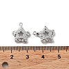 Rack Plating Brass Micro Pave Cubic Zirconia Pendants KK-K333-88P-3