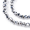 Electroplate Glass Beads Strands LS-EGLA-T027-01S-4