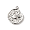 304 Stainless Steel Pendants STAS-B074-08P-06-1