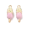 Alloy Enamel Pendants PALLOY-R155-01G-06-1