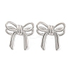 Non-Tarnish 304 Stainless Steel Stud Earrings for Women EJEW-N054-21P-1