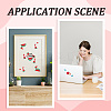 8Pcs 8 Styles PVC Plastic Waterproof Decorative Sticker Labels DIY-SP0004-93D-5