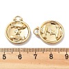 PVD Vacuum Plating 304 Stainless Steel Rhinestone Pendants STAS-R130-01G-08-3