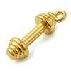 Ion Plating(IP) 304 Stainless Steel Pendants STAS-M070-18G-2